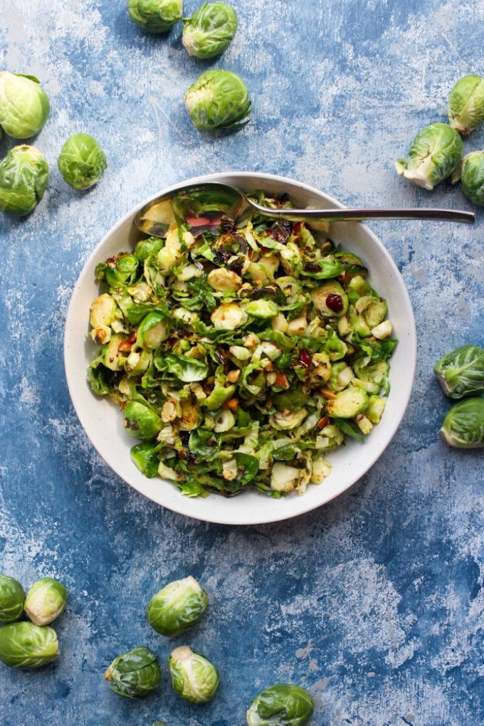 20 fall recipes - brussels sprout salad