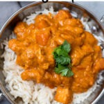 chicken massaman curry recipe pin graphic