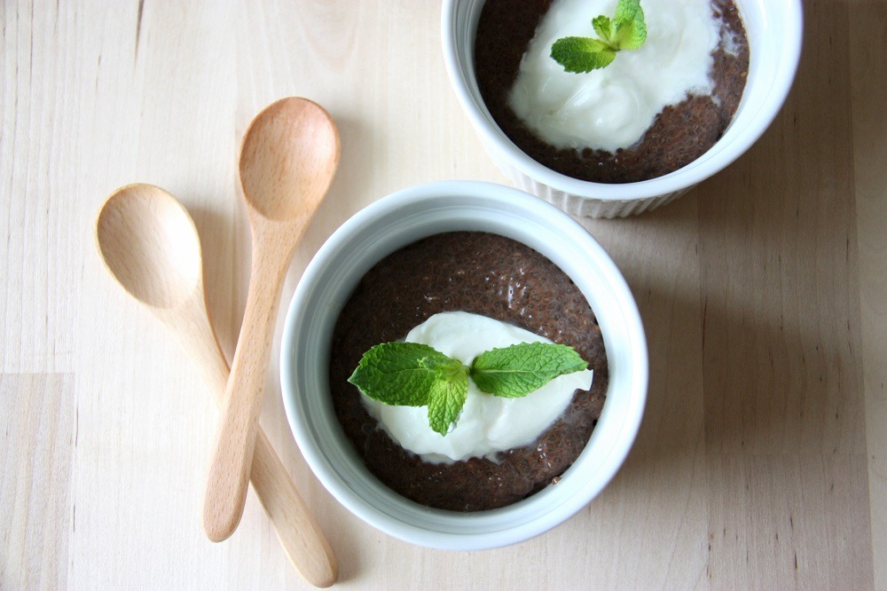 chocolate chia pudding