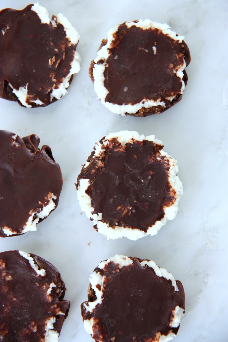 chocolate coconut bounty slice