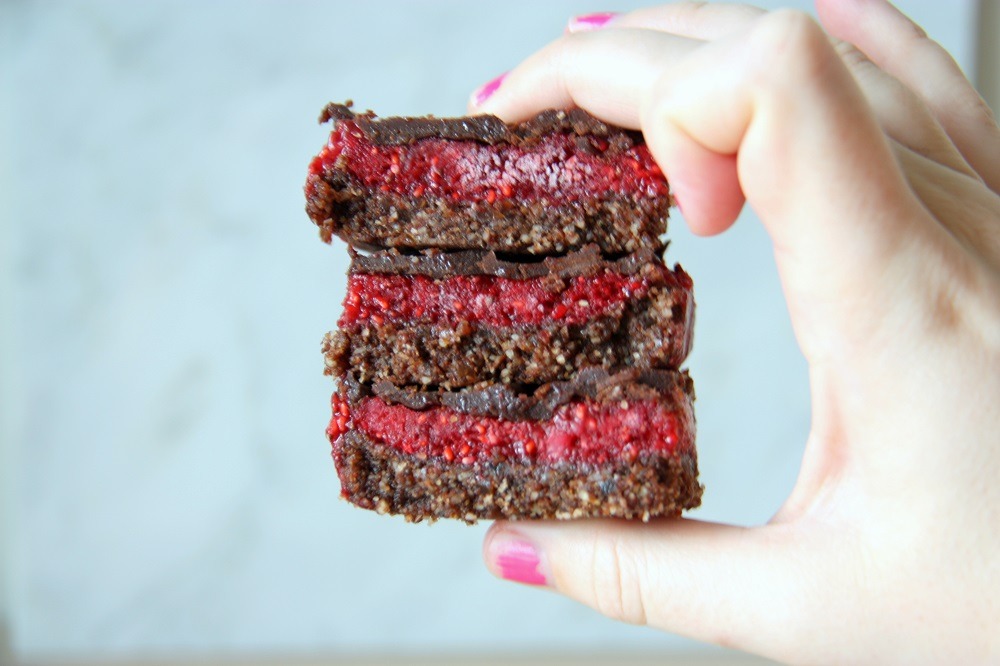 chocolate raspberry brownie