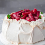 Christmas pavlova Pinterest graphic