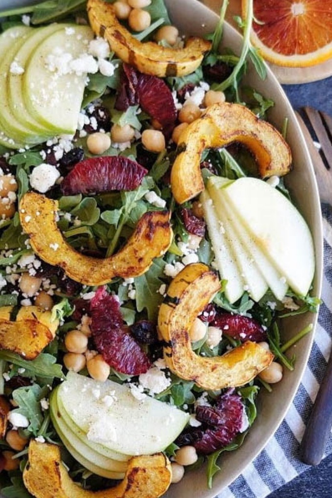 20 fall salad recipes - fall harvest salad