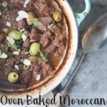 moroccan lamb tagine pinterest graphic