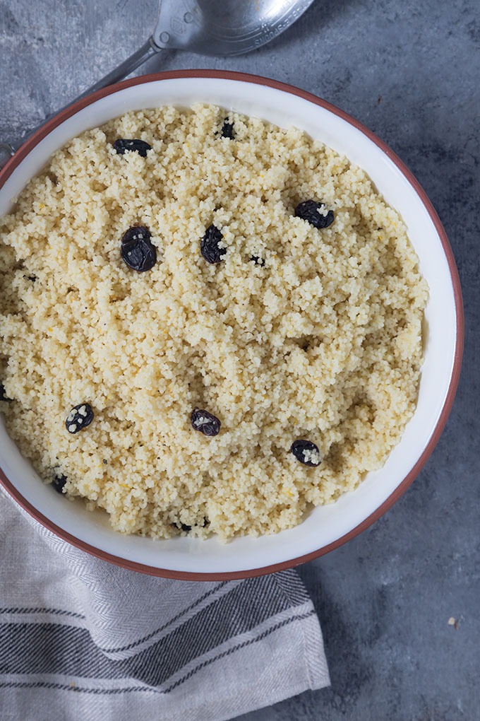 bowl of couscous