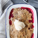 rhubarb crumble pin