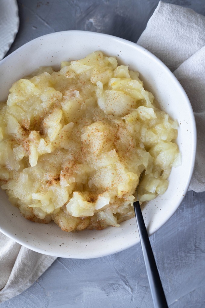 stewed apples for apple shortcake 