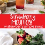 strawberry mojitos long pin