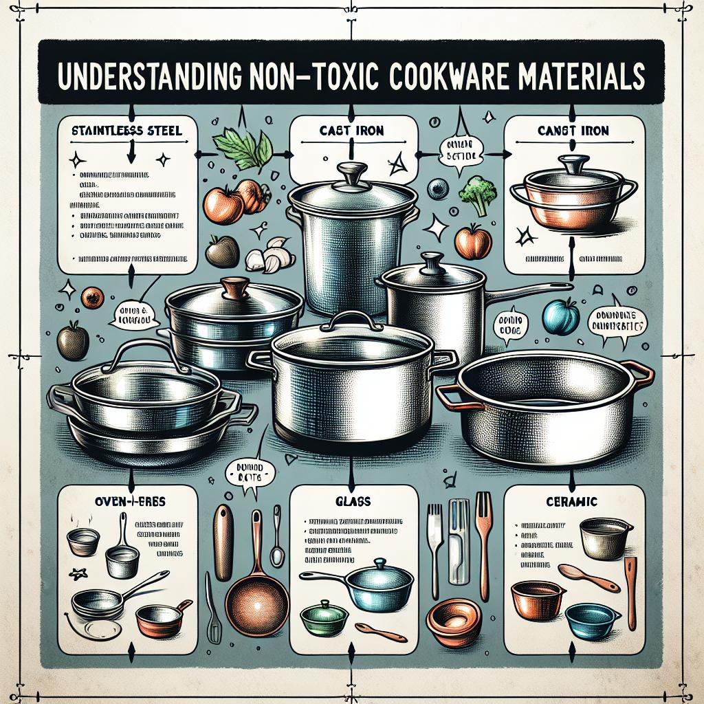 Understanding Non-Toxic‍ Cookware Materials